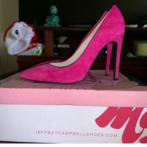 Pink  Jeffery Campbell heels